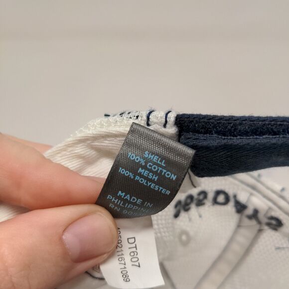 District Men's Zero Zone Gold Club Strapback Mesh Back Hat Blue White Gatorade - Picture 13 of 13